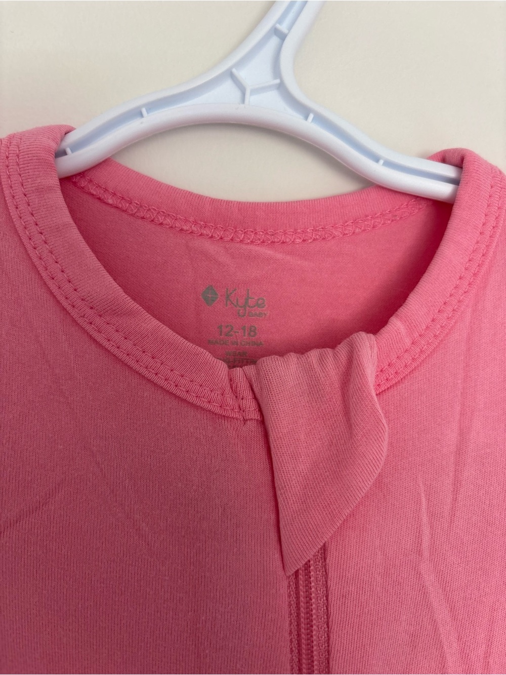 Kyte Baby Zippered Romper in Rose - Picture 3 of 3